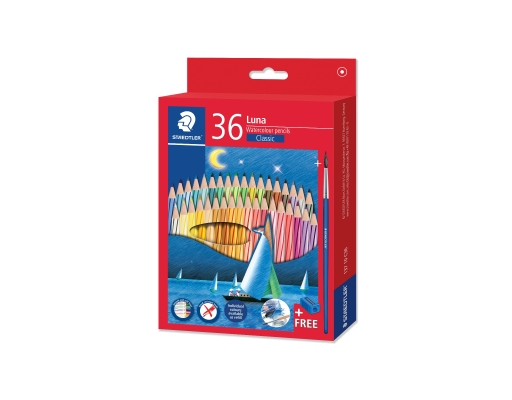 Luna Watercolour Pencil 36 Colours (137 10 C36) Staedtler image 0