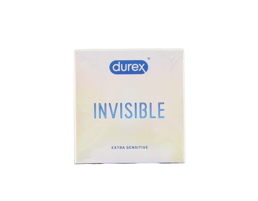 Durex Invisible Extra Sensitive, 3 pcs - Ultra-Thin