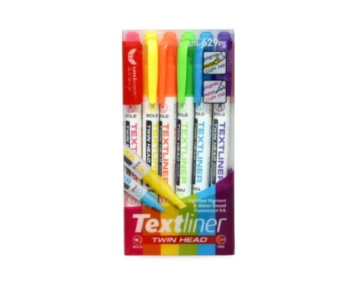 Twin Head Highlighter (UTL-629PX) Unicorn image 0