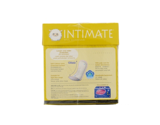 Intimate Unscented Long Pantyliner Box | myaeon2go