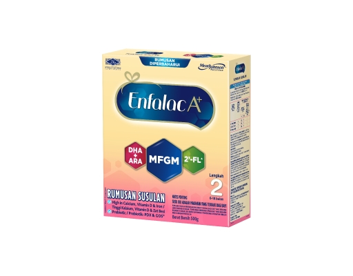 Enfalac A+ 2Fl Step 2, 500 g - High in DHA & ARA