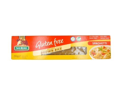 Organic Gluten Free Brown Rice Spaghetti San Remo image 0