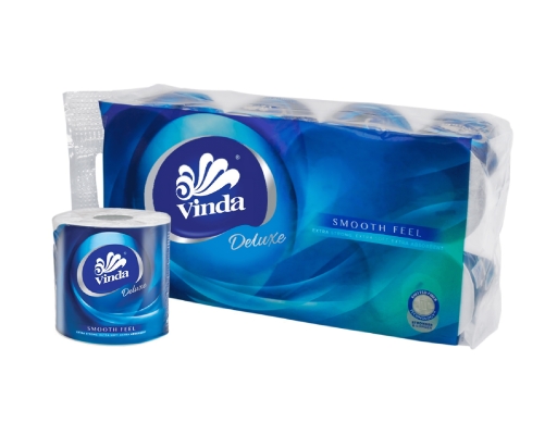 Deluxe Toilet Paper Smooth 3Ply Vinda image 0