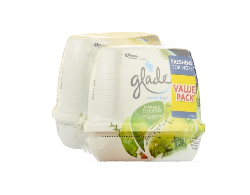 Glade Gel Morning Freshness, 2x180g – Long-lasting Fragrance