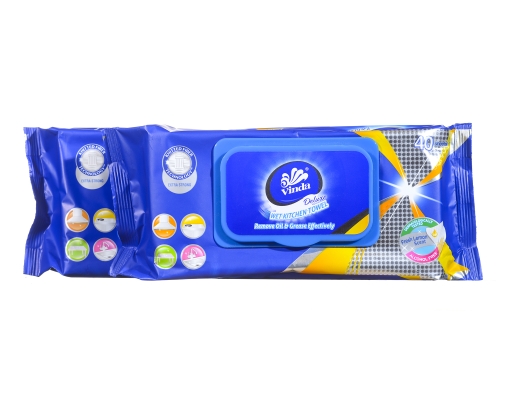 Deluxe Kitchen Wet Wipes Vinda image 0