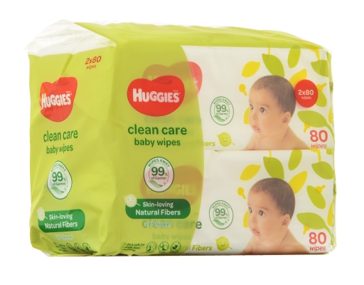 Baby Wipes Clean Care Huggies image 1