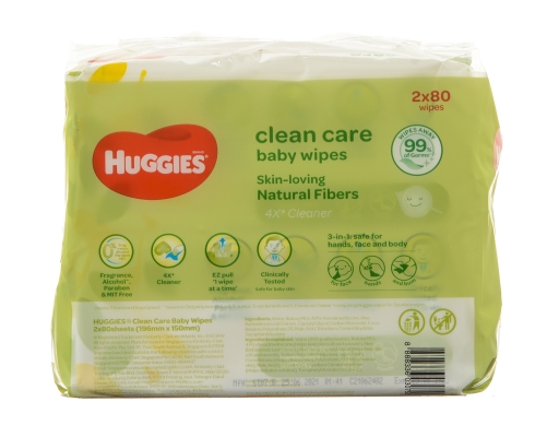 Baby Wipes Clean Care Huggies image 2