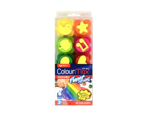 Washable Finger Paint 10 Colours (UFP-10FP) Unicorn image 1