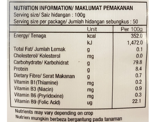 Beras Pusa King Parboiled 1121 Basmathi Cream Cap Rambutan image 1