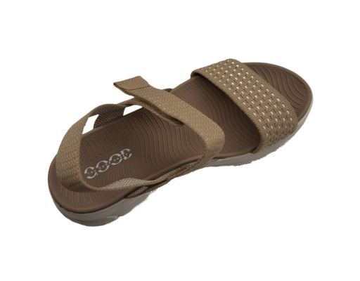 Ladies Sandal Casual Soft Khaki The Good Shoes image 4