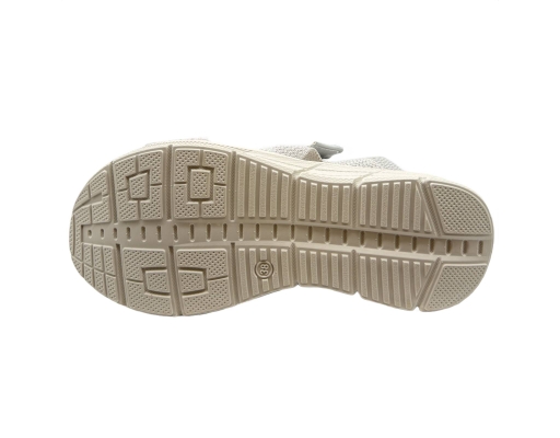 Ladies Sandal Casual Soft Grey The Good Shoes image 3