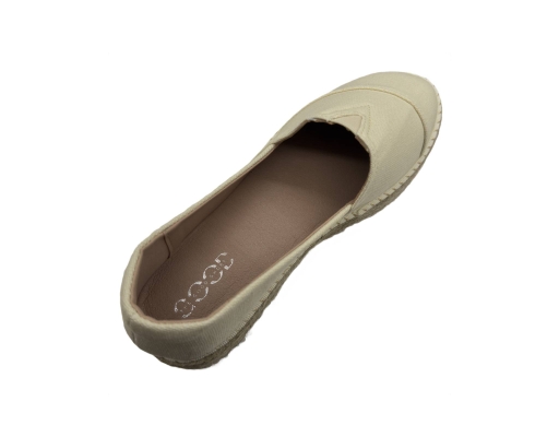 Ladies Soft Canvas Off White The Good Shoes image 4
