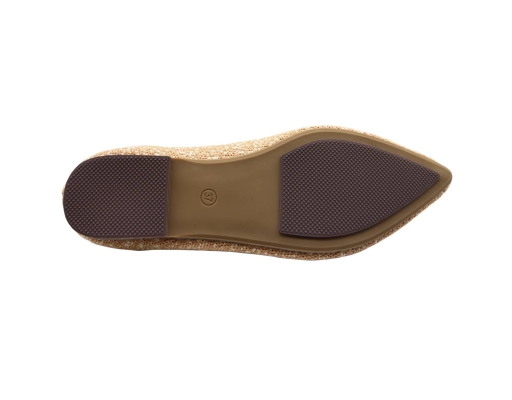 Ladies Knitted Mary Jane Light Brown The Good Shoes image 3