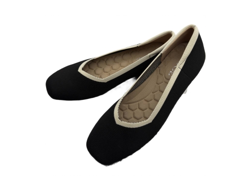 Ladies Knitted Mary Jane Black The Good Shoes image 0