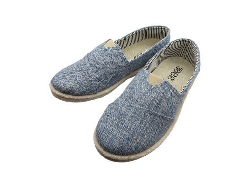 Ladies Soft Canvas Travel Shoes Light Blue The Good Shoes image 0