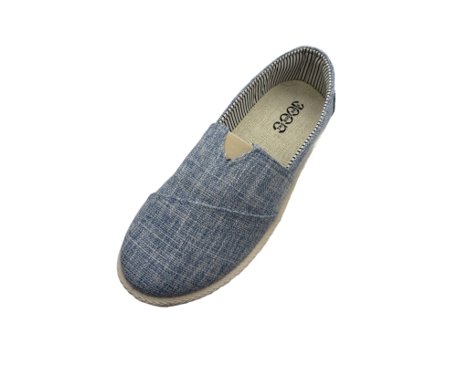 Ladies Soft Canvas Travel Shoes Light Blue The Good Shoes image 2