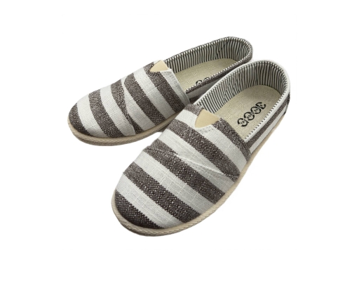 Ladies Soft Canvas Travel Shoes Stripe The Good Shoes image 0