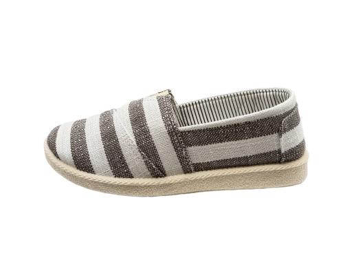 Ladies Soft Canvas Travel Shoes Stripe The Good Shoes image 2