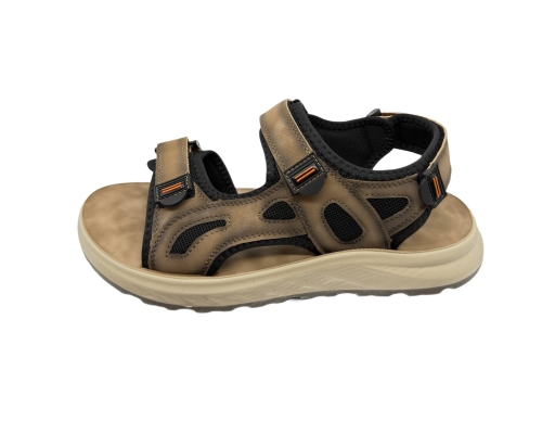 Men's Walking Sandals Brown The Good Shoes image 2