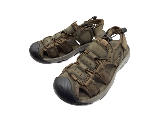 Men's Walking Sandals Green The Good Shoes image 0