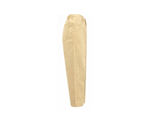 Barrel Cut Twill Long Pants Cream L Scar image 2