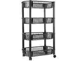 4 Tier Space Wagon With Wheel (AL-5110) Algo