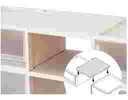 Fitz Drawer Connecting Shelf Greige Grey Home Coordy