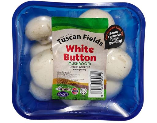 White Button Mushroom Tuscan Fields