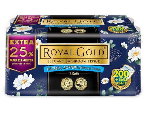 Elegant Toilet Roll 3Ply Royal Gold