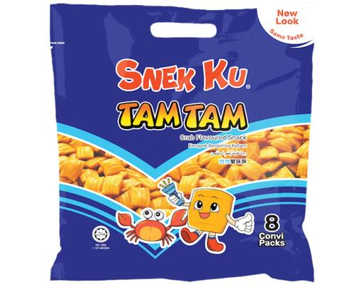 Tam Tam Crab Flavoured Snack Snek Ku