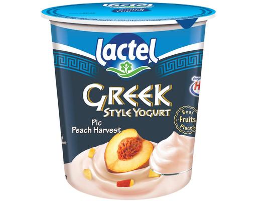 Greek Style Yogurt Peach Harvest Lactel