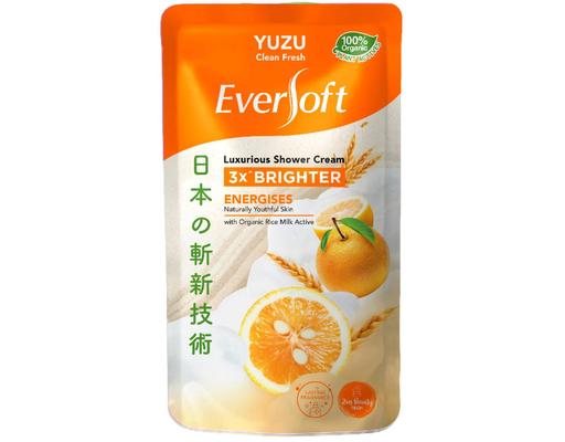 Yuzu Shower Cream Pouch Eversoft