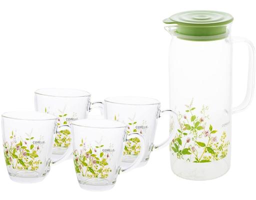 5Pc Carafe & Mug Set - Provence Corelle