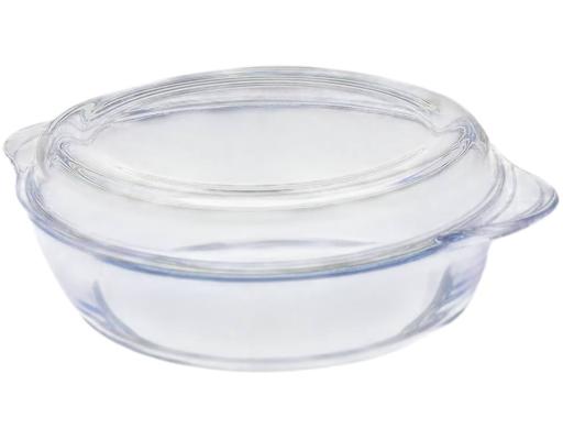 Round Casserole 2890Ml With Glass Lid Borart