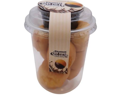 Donut Colek Coklat Gelap (Dark Chocolate Dip) La Boheme