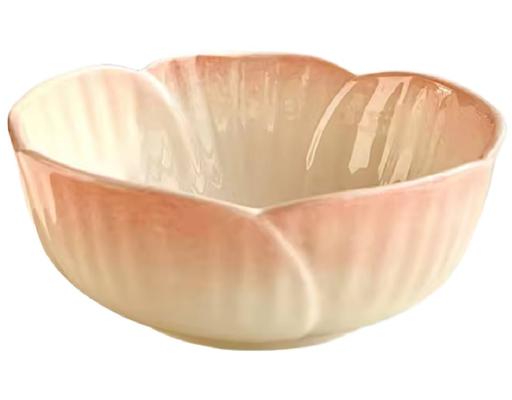 Gy 42 Anniversary 6" Pink Peony Noodle Bowl