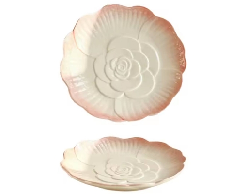 Gy 42 Anniversary 10" Pink Peony Dinner Plate