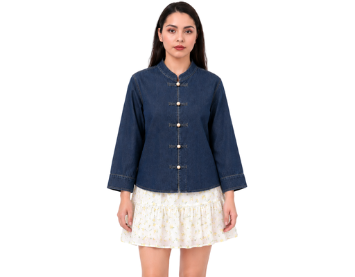 Denim Long Sleeve Jacket SCAR