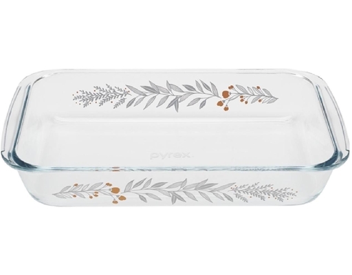 1.7L Rectangle Bakeware - Silver Crown Pyrex