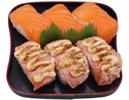 Set Salmon Aburi Padu