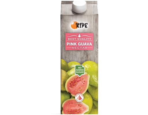 Pink Guava Juice No Sugar Added Ripe