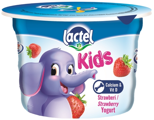 Kids Yogurt Strawberry Lactel
