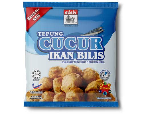 Tepung Cucur Ikan Bilis Adabi