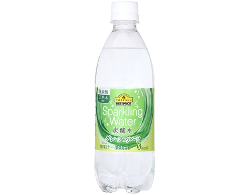 Best Price Sparkling Water Grapefruit TOPVALU