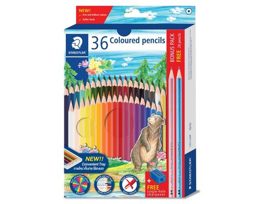 Coloured Pencil 36 Colours (143 C36P) Staedtler