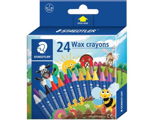 Jumbo Wax Crayon 24 Colours Staedtler