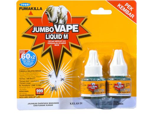 Jumbo Vape Liquid 60N Refill Twin Pack Fumakilla