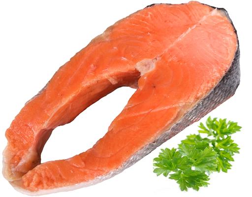 Coho Salmon Steak Cut