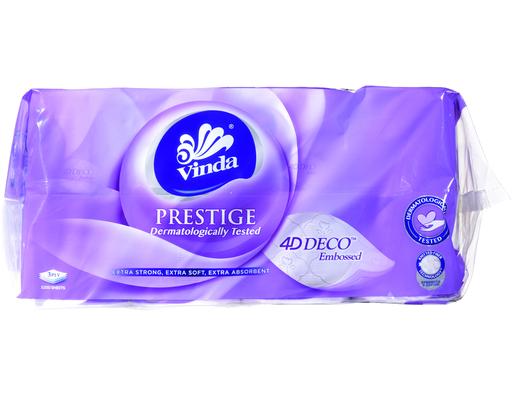 Deluxe Prestige 4D Toilet Paper 3ply Vinda