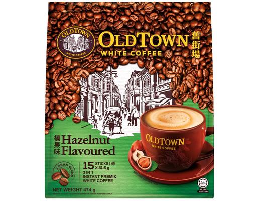 White Coffee 3 In 1 Hazelnut Flavoured Old Town